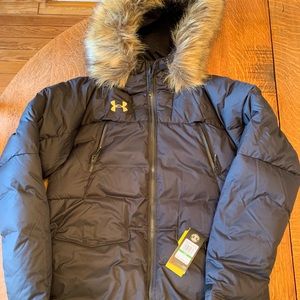 NWT men’s under armor 3/4 length parka